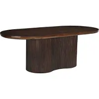 LivingFurn eetkamertafel sevilla brown 300cm mangohout