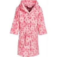 Playshoes badjas Hawaii roze Meisjes Polyester Capuchon Bloemen - maat 98/104