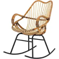 Bloomingville Reine Schommelstoel, Naturel, Rotan