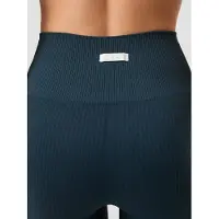 Björn Borg Studio Seamless Rib Tights Marine | Maat: S