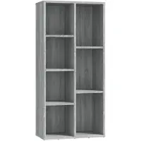 vidaXL Boekenkast 50x25x106 cm grijs sonoma eikenkleurig