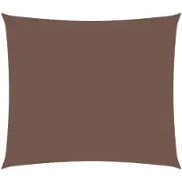 vidaXL Zonnescherm rechthoekig 2,5x3 m oxford stof bruin