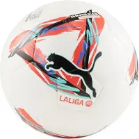 Puma Orbita LaLiga 1 Hybrid Voetbal Maat 5 Wit Rood Zwart