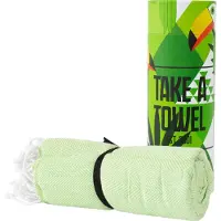 Take A Towel Hamamdoek - Take A Towel - saunadoek - 100x180cm - 100% katoen - pestemal - Groen
