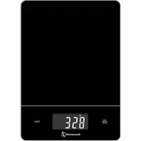 Kitchenwell Digitale Precisie Keukenweegschaal – Weegschaal Keuken - 1gr - 15kg – Tarra Functie - Zwart