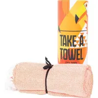 Take A Towel Hamamdoek - Take A Towel - saunadoek - 100x180cm - 100% katoen - pestemal - Oranje