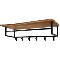 Fraaai Carter kapstok met 6 haken en hoedenplank