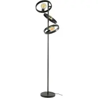 Fraaai Didier vloerlamp metaal grijs 3L