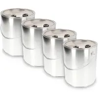 Kristen Vuurblik - 5L - Set van 4 - 8 Branduren - Diameter 19 cm Tuinfakkel, Tuinkaars, Tuindecoratie