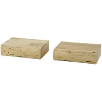 Fraaai Hardy nachtkastje zwevend acacia hout XS set van 2