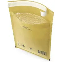 RAJA Luchtkussenenveloppen Bruin Zonder Venster 150 (B) x 210 (H) mm Tabsluiting Gerecycled 95% 100 Stuks