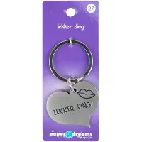Paper Dreams Sleutelhanger metal lekker ding (rvs)