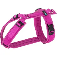 AnnyX Hondentuig - Y-tuigje - Fuchsia - maat XL - Borstomvang 78-105cm - Gewicht hond 35-80 kg