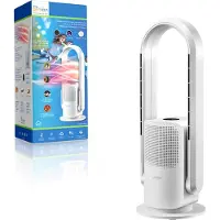 Progenion PR-040IUVH Smart luchtreiniger - Cool + HOT. UV-C en Ionisator - Ventilator - Staand - Met Afstandsbediening en APP - Verkoeling - Verwarming. Air Purifier