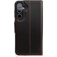 Wachikopa Magic Bookcase 2-in-1 voor de Samsung Galaxy S23 FE - Dark Brown