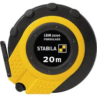 Stabila LBM 2000 FIBREGLASS (cm) 19654 Rolmaat 20 m ABS