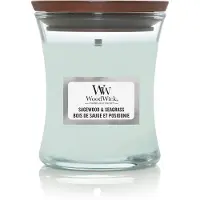 Woodwick Geurkaars Mini Sagewood & Seagrass 85 Gr