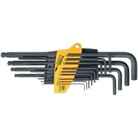 Wiha 369 SZ13B Inbus Haakse schroevendraaierset 0.05 inch, 1/16 inch, 5/64 inch, 3/32 inch, 7/64 inch, 1/8 inch, 9/64 inch, 5/32 inch, 3/16 inch, 7/32 inch,