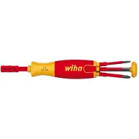 Wiha Magazijnschroevendraaier | 6-delig | sleuf /PZD/(+/- SL/PZD) | VDE geïsoleerd | 1 stuk - 41234 41234