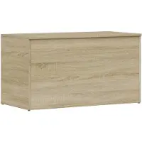 vidaXL Opbergkist 84x42x46 cm bewerkt hout sonoma eikenkleurig
