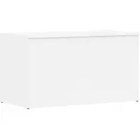 vidaXL Opbergkist 84x42x46 cm bewerkt hout wit