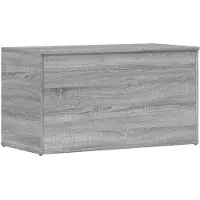 vidaXL Opbergkist 84x42x46 cm bewerkt hout grijs sonoma eikenkleurig