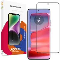 Accezz Gehard Glas Full Cover Screenprotector voor de Motorola Edge 50 Pro