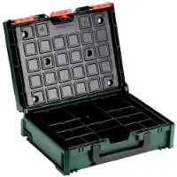 Metabo metaBOX 118 Organizer 626897000 Machinekoffer ABS Groen, Zwart (b x h x d) 396 x 118 x 296 mm