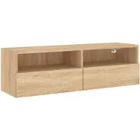 vidaXL Tv-wandmeubel 100x30x30 cm bewerkt hout sonoma eikenkleurig
