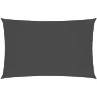 vidaXL Zonnescherm rechthoekig 2x5 m oxford stof antracietkleurig