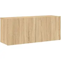 vidaXL Tv-meubel wandgemonteerd 100x30x41 cm sonoma eikenkleurig