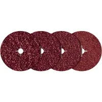 Wolfcraft 2455000 Schuurpapier voor schuurschijf Ongeperforeerd Korrelgrootte (num) 24, 40, 60, 100 (Ø) 125 mm 20 stuk(s)