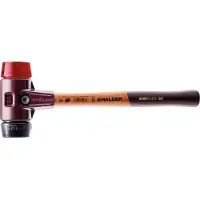 HALDER Kunststofhamer | lengte 405 mm kop d. 60 mm | middelhard/hard hout | rubber zwart/plastic rood | 1 stuk - 3026.060 3026.060