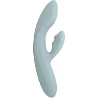 Svakom Chika - App-gestuurde vibrator met clitorisstimulator (grijs)