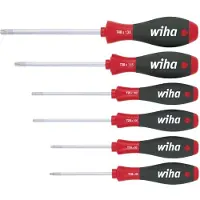 Wiha Schroevendraaierset 362K6SO | 6-delig TORX | meercomponentengrepen | ronde kling | 1 stuk - 07155