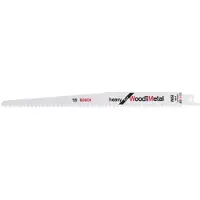 Bosch RECIPROZAAGBLAD S 1111 DF HEAVY FOR WOOD AND METAL 2X