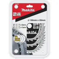 Makita B-33897 Cirkelzaagbladset 136 x 20 x 1 mm 1 set(s)