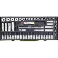 Proxxon Industrial 23112 Dopsleutelset Metrisch 3/8 (10 mm) 65-delig