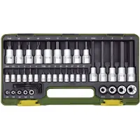 Proxxon 23290 Dopsleutel-bitinzetset 1/2, 1/4 42-delig
