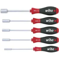 Wiha 341 K5 Schroevendraaierset Werkplaats 5-delig Dop (zeskant)