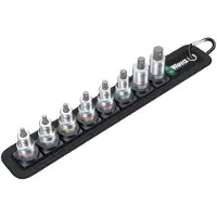 Wera 05003974001, 8 stuks, zeshoekig (metrisch), 1x 3 mm x 35 mm, 1x 3,5 mm x 35 mm, 1x 4 mm x 35 mm, 1x 4,8 mm x 35 mm, 1x 5,5 mm x 35 mm, 1x 6,3 mm x 35 mm, 1x..., 440 g, Taiwan