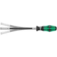 Wera 393 S 05028161001 Extra slanke bitadapter 393 S met flexibele schacht