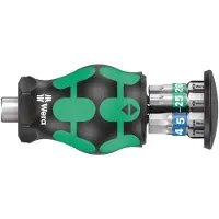 Wera Kraftform Kompakt Stubby Magazin 3 05008875001 Bitset Torx, Inbus Incl. bithouder