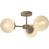 It's About Romi Plafondlamp Aspen, dimbaar, alu / grijs / zink, Hal, metaal, Modern, plafondlamp
