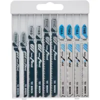 Bosch 2607010630 Set decoupeerzagen Basic for Wood and Metal, 10-delig 1 set(s)