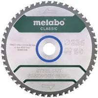 Metabo 628681000 Cirkelzaagblad 235 x 30 mm Aantal tanden: 50 1 stuk(s)