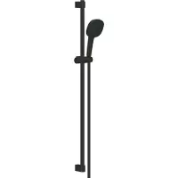 GROHE Tempesta Cube 110 Glijstangset - 90cm - vierkante handdouche - 2 straalsoorten - gladde doucheslang - mat zwart 269082433