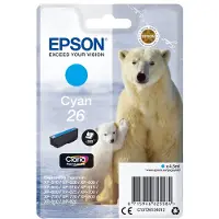 Epson Inktcartridge 26 (C13T26124012) Cyaan