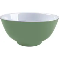 Bo Camp - Kom - Two-Tone - Melamine - 4 Stuks - Groen