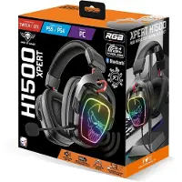 SPIRIT OF GAMER Headset – Gaming – Gaming Headset – RGB – Comfortabel Ontwerp – Draadloos – Bluetooth – Zwart
